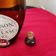 VTG Paul Masson Sherry Bottle Heart-Shaped Cuvee No. 102C California Rare Cream
