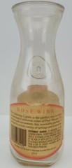 No Lid California Rose Wine Paul Masson Rare Premium Wine Bottle Label Vintage