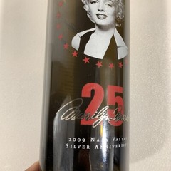 Marilyn Merlot Monroe 2009 25th Silver Anniversary Merlot Empty Wine Bottle