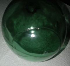 Vtg Round Bottom wine Bottle