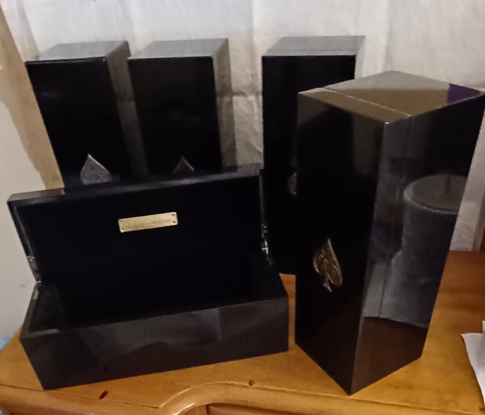 Beautiful Armand De Brignac Ace of Spades Gold Gift Boxes