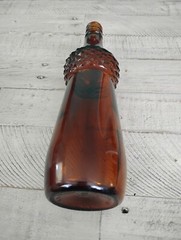 Vintage Amber Akadama Honey Wine Bottle