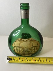 Vintage Green Mateus Rose Portugal Sogrape Still Empty Wine Bottle 1 PT 9 FL OZS