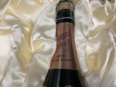 1995 Perrier Jouet Brut Fleur de Champagne Empty Bottle W/ Glasses And Box