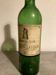 Chateau Latour 1976 Empty Wine Bottle Vintage Bordeaux No Cork Collector’s Item