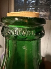 VILLANI DEMIJOHN WINE BOTTLE HUGE 26&Prime; TALL