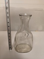 Embossed Paul Masson Since 1855 Glass Wine Carafe Bottle Water Juice Milk 11&Prime; H