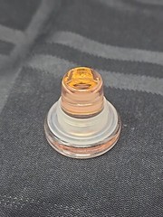 🌹Cote Des Roses WINE BOTTLE Rose Bottom/Pink Glass Stopper COLLECTIBLE EMPTY
