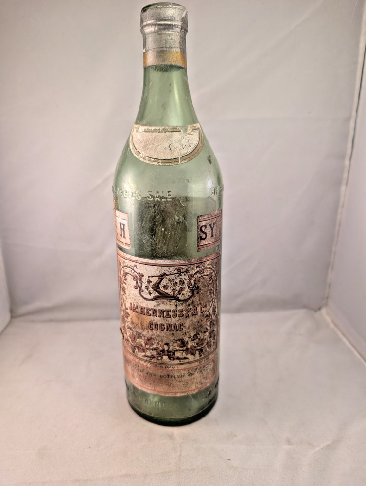 Rare Ja Hennessy Cognac Paper Labels 3 Star Early 1900&rsquo;s Liquor Bottle New York