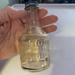 Vintage MOGEN STAR OF DAVID Rose’ Wine MINI GLASS BOTTLE EMPTY Small 4oz