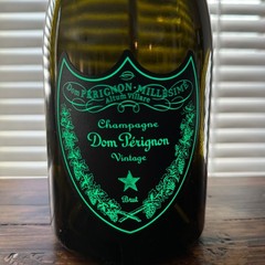 Dom Perignon Brut Green Luminous Light Up Empty Bottle 1.5L Magnum