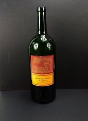 THREE LITER SMOKING LOON Cabernet Sauvignon Empty Display Bottle VTG 2005 16.5&Prime;