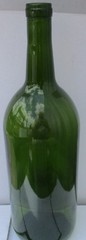 1.5 ltr Green Magnam Wine Bottles, Case of 6, NEW!