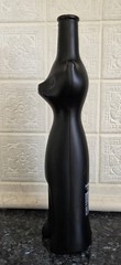 Happy Cat Shaped~Moselland Riesling Satin Black Wine Bottle Decanter Vase 2019