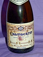 A. Rousseau CHAMBERTIN 2007 Burgundy Grand Cru Empty Wine Bottle no cork