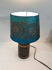 Beautiful Lamp French Lamaison Du Rot Wine Mid-Centrury Style Man Cave