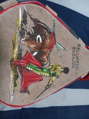 Bota Bag Spanish Leather Wine Water Bullfighting 1L Spain