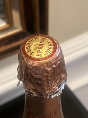 Perrier Jouet Rose Champagne Bottle EMPTY 1986 Collectible 750ml Craft Upcycle