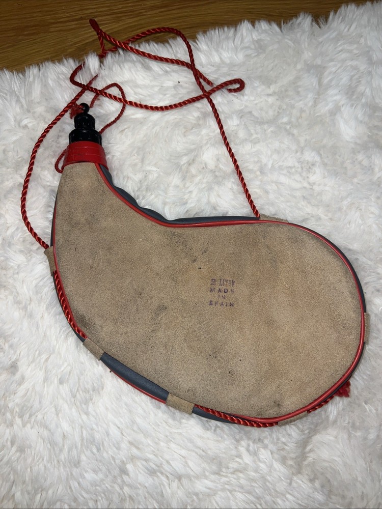 Vintage 2 Liter Wine Or Water Bag Made In Spain