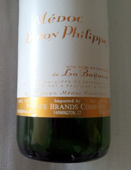 vintage 1988 MEDOC Baron Philippe Rothschild collectible empty wine bottle 750ml