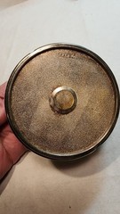 Vintage Silea Silver Wine Bottle Holder, Cork bottom insert, Ducks