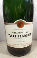 Taittinger Brut Champagne Dummy Empty Bottle Prop Mathusalem Wood Crate Very Big