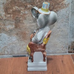 Vintage Elephant Wine Decanter Empty Bottle 12&Prime; Red Wine Mareialla Product Of It
