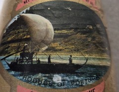 Antique Souza Hand Made Clay Wine Bottle