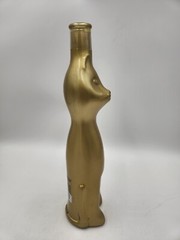 2015 Rheinhessen Riesling Gold Happy Cat Empty Wine Bottle 13&Prime;