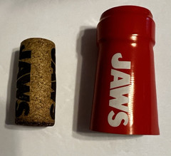 JAWS 50th Anniversary Amity Island Red Wine Collectible Bottle (Empty) w/ Cork