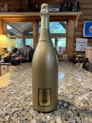 Vintage Large Store Display Wine Bottle Präsidenten Gold 3L Big Huge Germany Bar