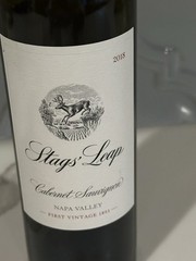 Stags Leap Cabernet Sauvignon Napa Valley 2018 empty Wine Bottle w/ Cork 375 ml
