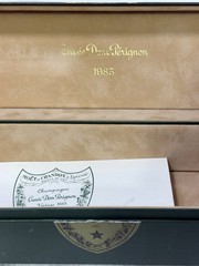 Vintage 1985 Cuvee Dom Perignon Champagne Empty Box & Pamphlet 750ML (b3)