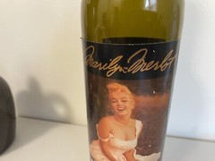 Marilyn Monroe Merlot Empty Wine Bottle Nappa Village 2001 Decor