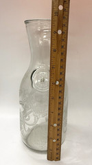 Vintage 1989 Paul Masson Norman Kosarin Wine Decanter Carafe Etched Glass