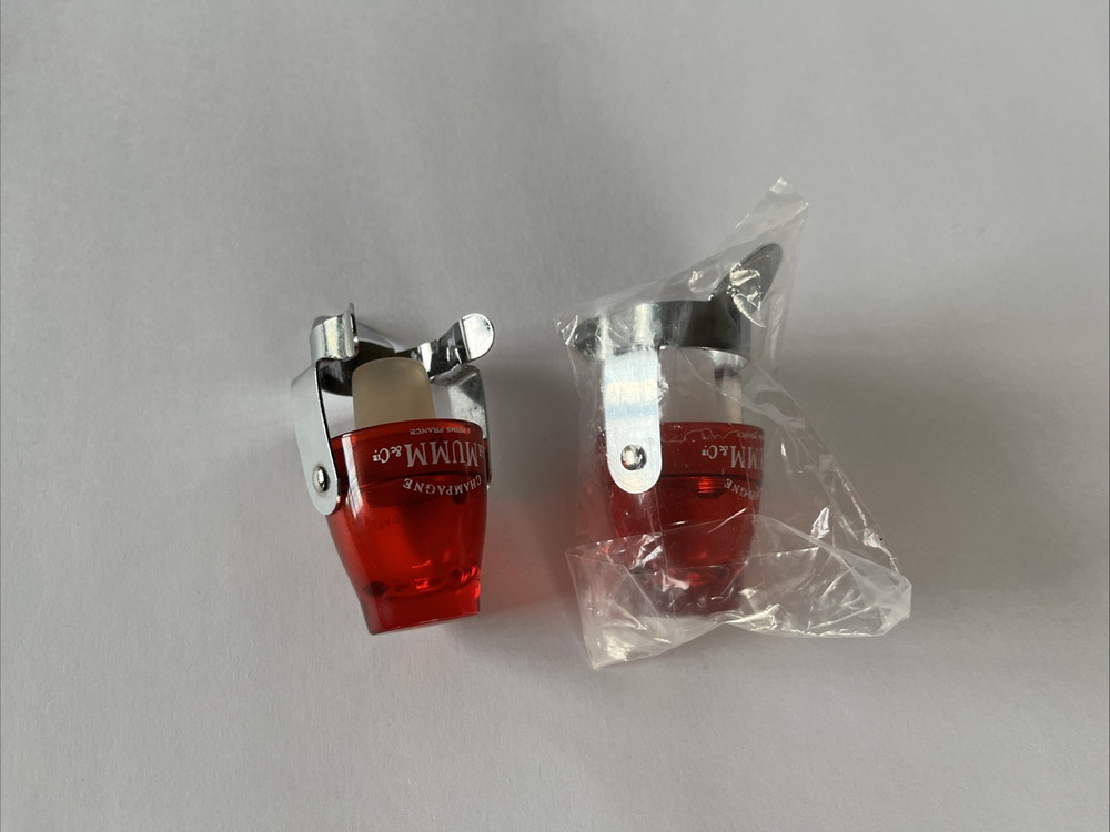 2 Vintage Mumm & Co Champagne Bottle Stoppers