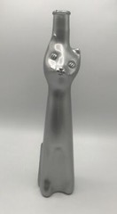SILVER 2014 RHEINHESSEN GERMANY RIESLING HAPPY CAT EMPTY BOTTLE 13&Prime; TALL
