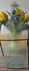 Melted Wine/ Glass Bottle Cheese Tray Trivet Spoon Rest Serving Plate or Decor