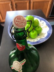 Segesta Vino Generoso di Sicilia 1 gallon green glass wine bottle