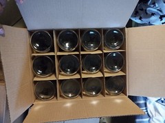 Clear Empty Wine Bottles box 12 per case. 750 ml. 12 Caps included.