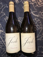 LOT OF 2: Empty Josh Chardonnay 750mL Wine Bottle 2023 & 2024