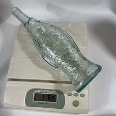 Pescevino Italy Fish Shaped Wine Empty Bottle 13&Prime; Italian Nautical Coastal Decor