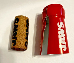 JAWS 50th Anniversary Amity Island Red Wine Collectible Bottle (Empty) w/ Cork