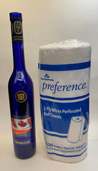 Cobalt Blue Magnotta Riesling Icewine Bottle Empty 2002 Limited Edition Canada