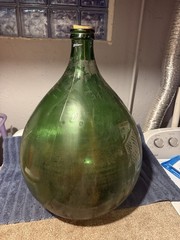 VILLANI DEMIJOHN WINE BOTTLE HUGE 26&Prime; TALL