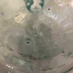 Recycled Glass Dame Jeanne Demijohn Style Bottle Green Carboy Wine Vtg Vase 12”