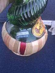 Vintage Awesome 1 Quart 16 1/2&Prime; Tall MCM 1960&rsquo;s Chianti Wine Bottle Free US Ship