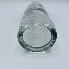 Garrett & Co Virginia Dare Wine Bottle New York Clear Glass 2/5 Pint Embossed