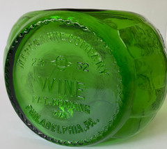Vintage MARGO WINE COMPANY Philadelphia PA GREEN Half Gallon Bottle DURAGLASS