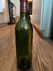 1982 Chateau Mouton Rothschild Empty Vintage Wine Bottle